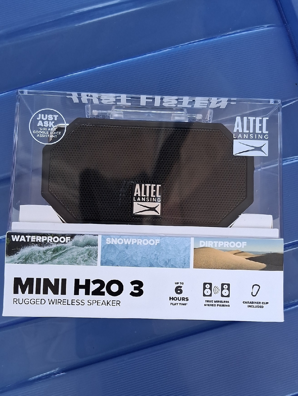 Altec Lansing Mini H2O 3 Rugged Wireless Speaker - Black